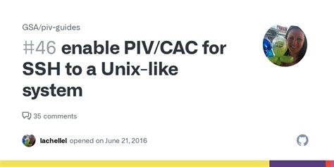 enable PIV/CAC for SSH to a Unix